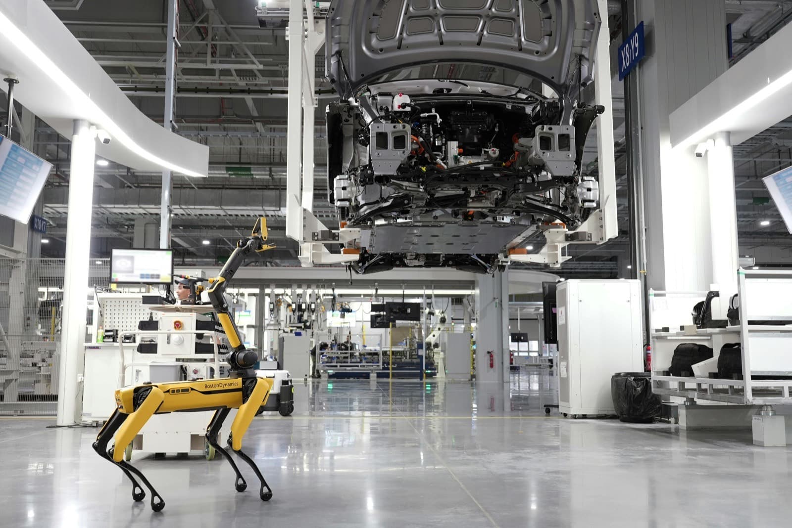 Industrial manufacturing floor where the AI implementation strategy was deployed